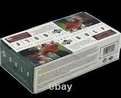 Tiger Woods Lot (3)01 UD Sealed Box Open Golf Ball Tin &? Set Tigers Tales