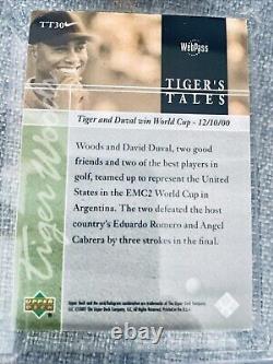 Tiger Woods Lot (3)01 UD Sealed Box Open Golf Ball Tin &? Set Tigers Tales