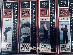 Tiger Woods Lot (3)01 UD Sealed Box Open Golf Ball Tin &? Set Tigers Tales
