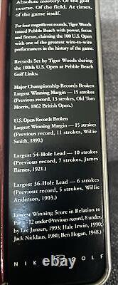 Tiger Woods Lot (3)01 UD Sealed Box Open Golf Ball Tin &? Set Tigers Tales