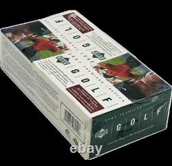Tiger Woods Lot (3)01 UD Sealed Box Open Golf Ball Tin &? Set Tigers Tales