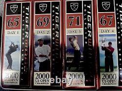 Tiger Woods Lot (3)01 UD Sealed Box Open Golf Ball Tin &? Set Tigers Tales