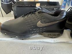 Tiger Woods Nike SP-8 TW Tour 2007 New In Box Black Leather Mens Golf Shoes 11.5