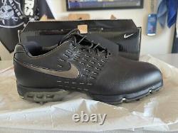 Tiger Woods Nike SP-8 TW Tour 2007 New In Box Black Leather Mens Golf Shoes 11.5