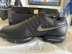 Tiger Woods Nike SP-8 TW Tour 2007 New In Box Black Leather Mens Golf Shoes 11.5