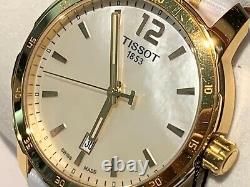 Tissot Men's Gold Watch Golf and Sport Box, extra wristbands new Swiss battery