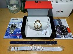 Tissot Men's Gold Watch Golf and Sport Box, extra wristbands new Swiss battery