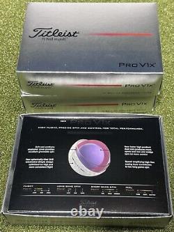 Titleist 2025 ProV1x Golf Balls White 3 Dozen NEW in Box