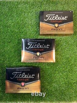 Titleist Pro V1 3 Dozen X36 Golf Balls Brand New With Boxes