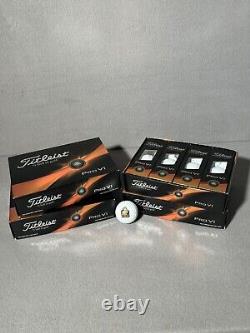 Titleist Pro V1 4 Box 16 Sleeve Of 3 White 48 Golf Ball Logo 4 Dozen Low Numbers