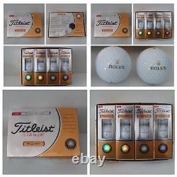 Titleist Pro V1 ROLEX Golf Balls 1 Dozen BRAND NEW in Box 4 Sleeves