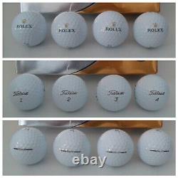 Titleist Pro V1 ROLEX Golf Balls 1 Dozen BRAND NEW in Box 4 Sleeves