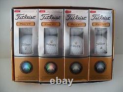 Titleist Pro V1 ROLEX Golf Balls 1 Dozen BRAND NEW in Box 4 Sleeves