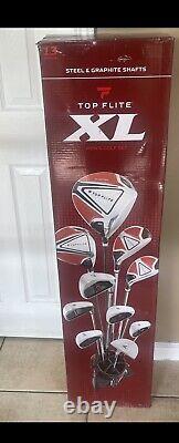 Top Flite Golf Men's XL 13-Piece Complete Club Bag Box Set