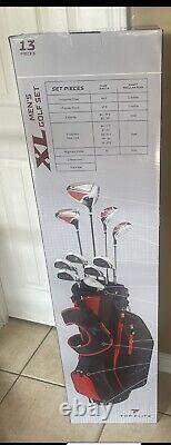 Top Flite Golf Men's XL 13-Piece Complete Club Bag Box Set