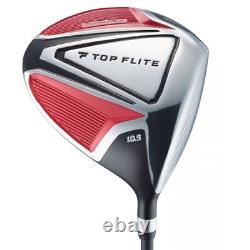 Top-flite XL 13 Piece Mens Box Complete Golf Club Set Right Hand Steel Regular