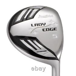 Tour Edge Lady Edge Complete Box Set Black / White Full Golf Set