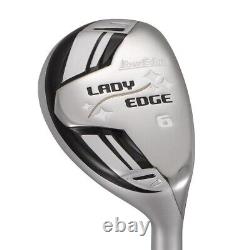 Tour Edge Lady Edge Complete Box Set Black / White Full Golf Set