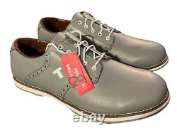 True Linkswear X'Over Traxion Classix Golf Shoes Size 9.5 Charcoal New No Box