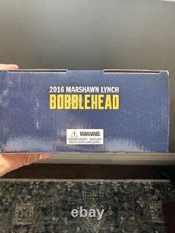 UC Berkeley Cal Bears 2016 Marshawn Lynch Golf Cart Bobblehead With Box NEW