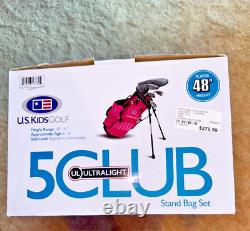 US Kids Golf 5-club Set Height 48-51 Ages 6-8 NEW IN BOX