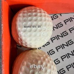 VINTAGE 1978 KARSTEN III PING 1 Dozen Golf Balls Brand New Original Box