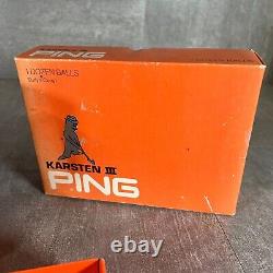 VINTAGE 1978 KARSTEN III PING 1 Dozen Golf Balls Brand New Original Box