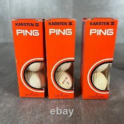 VINTAGE 1978 KARSTEN III PING 1 Dozen Golf Balls Brand New Original Box