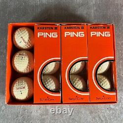 VINTAGE 1978 KARSTEN III PING 1 Dozen Golf Balls Brand New Original Box