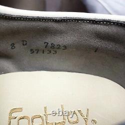 VINTAGE FootJoy Classics White Leather V-saddle golf shoes Men's 8D / NEW in Box