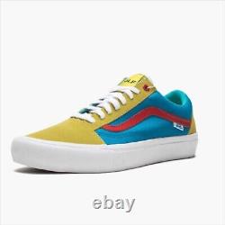 Vans Golf Wang Old Skool Pro Mens Size 10 Yellow Blue Promo Without box