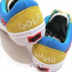 Vans Golf Wang Old Skool Pro Mens Size 10 Yellow Blue Promo Without box