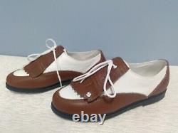 Vintage Eastland Men's Oxford Kilties Golf Shoes NEW in Box Made in USA Size 11M