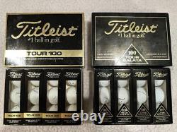 Vintage & Rare- New in Boxes- Titliest Tour Balata 100 golf balls- 2 dz-24 total