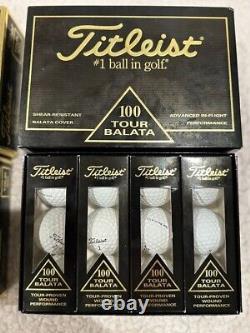 Vintage & Rare- New in Boxes- Titliest Tour Balata 100 golf balls- 2 dz-24 total