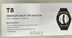 Voice Caddie T8 Golf GPS Watch Black NEW IN BOX