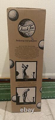 Vtg Quick Tee Golf Ball Dispenser W Dispensing Arm + Original Box SEALED NEW