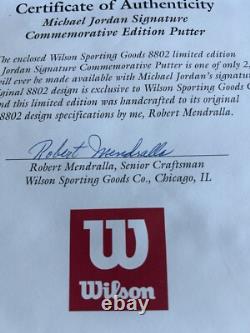Wilson 8802 Limited Michael Jordan Putter New In Box