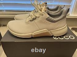 Women's ECCO BIOM H4 Gore-Tex GTX Golf Shoes White- Size 37 (6-6.5)- New In Box