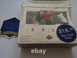 X1 2001 Upper Deck Golf Premier Edition Box New Sealed TexasNerdGames #2