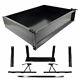 Yamaha Drive Golf Cart Black Steel Utility Cargo Box with Brackets