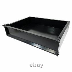 Yamaha Drive Golf Cart Black Steel Utility Cargo Box with Brackets